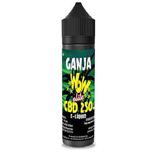 crystalcbd Ganja Wow Elite cbd 250mg 50ml Sabor extracto de maryiuana Full Spectrum - Liquido para Cigarrillo electronico E-Liquid SIN NICOTINA no nicotina no Tabaco