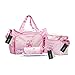 4pcs Stylish Designer Mummy Tote Waterproof Handbag Baby Diaper Nappy Changing Bag Set Nursing Messenger Bag Changing Mat Milk Bottle Holder Case