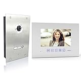 koch video gegensprechanlage preisliste Außenstation: Wasserfestes und solides Außenstation mit integrierter Farb-Kamera mit Bild- und Tonübertragung. 4-LEDs für optimierte Nachtsicht. Gleichmäßige blaue LED-Beleuchtung der Klingeltaster. In robusten Edelstahl wird unterputz montiert, hierzu liegt ein Unterputzkasten dem Set bei. Die Türstation verfügt über eine Kamera mit extra großem Sichtwinkel von 170°. So erkennen Sie mit unserer Video-Türsprechanlage auch Besucher, die nicht direkt vor der Kamera stehen.