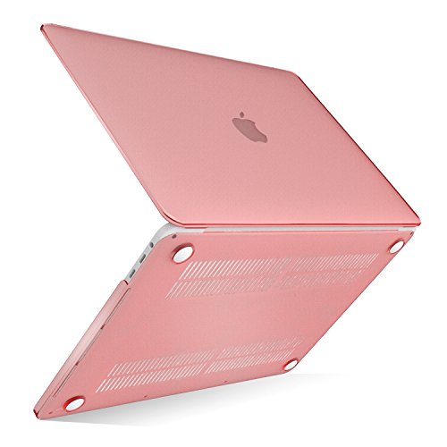 MoKo Hülle für MacBook Pro 13 2016 - Schlank Matte Harte PC Schale Schützhülle Case Cover Etui für das neue Apple MacBook Pro 13 Zoll A1706 / A1708 2016, Translucent Rosa
