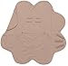 Wallaboo Baby Blanket Fleur, Supersoft 100% Cotton, For Pram, Moses Basket or Crib and Travel, Taupe