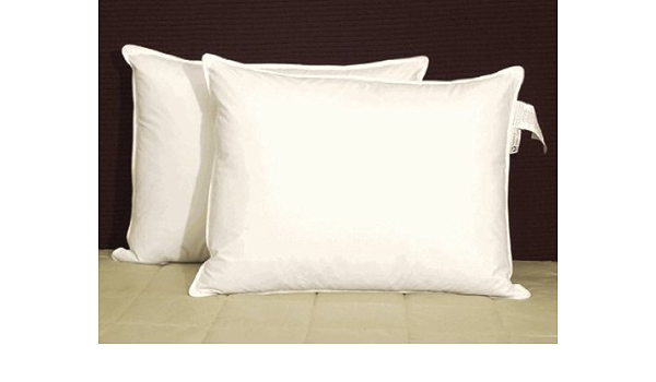 overstuffed feather pillow