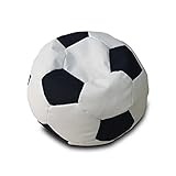 puff balon de futbol americano Doble cremallera de seguridad.