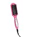 LONGKO 3 in 1 Hair Straightener , Pro Detangling Anion Hair straightening Brush,Electric Instant Magic Silky Straight Hair Styling Comb,Anti Scald Anti-static Ceramic Heating Massage Straightening Iron (Pink)