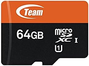 Team Group 64 GB Ultra Micro SDXC Memory Card with SD Adapter in Retail Packing (64GB UHS-I)