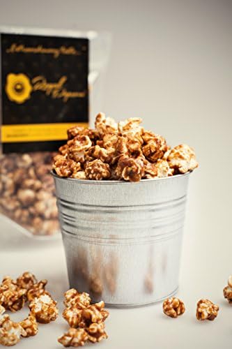 Handmade Gourmet Popcorn, Caramel and Creamy Cheese Flavor (100gr) - pack of 4