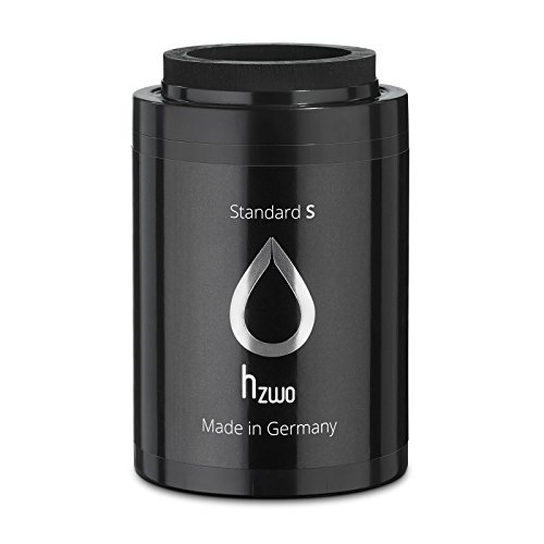 FRÜHLINGSAKTION SET: 1x Original Hzwo STANDARD S Duschfilter (Pat.) + 2x Hzwo Ersatzkartuschen Standard S (4-Stufen Kartuschen; inkl. Hzwo PH-FIX und DERMA Perlen) DAS ORIGINAL hergestellt in Deutschland – ideal für Männer.- & Frauenhaare + Hautpflege – Wasserfilter, Duschfilter, Vollmetall (lebensmittelecht) (Silver Stream) - 2