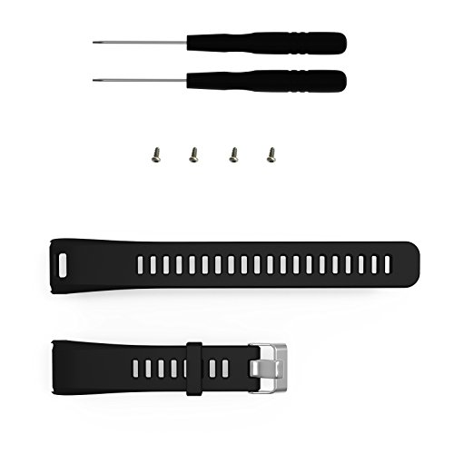BlueBeach Ajustable Garmin Vivosmart HR Reemplazo Correa de Reloj Banda de Silicona Pulsera Negro reviews BlueBeach Ajustable Garmin Vivosmart HR Reemplazo Correa de Reloj Banda de Silicona Pulsera Negro
