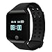 Produktbild LWPCP Intelligenter Armband-Eignungs-Verfolger IP67 Wasserdicht mit Schrittzähler-Herzfrequenz-Monitor Für Android Smartphone 96 × 64 OLED-Anzeige,Black