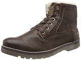 botas mustang hombre Marrón Mustang Schnür-Booty, Botas Clasicas para Hombre, Marrón (Mittelbraun 360), 44 EU