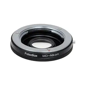 Fotodiox Lens Mount Adapter Minolta MD/ MC Rokkor Lens to Nikon Camera for Nikon D7100 D7000 D5200 D5100 D3100 D300 D300S D200 D100 D50 D60 D70 D80 D90 D40 D40x N70s D80 D800 D800e D4 D3 D2 D1 D300 D300s and D200