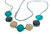 Chew-Choos 'Sweet pea' Silicone Teething Necklace (Oceana)