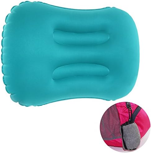SueH Design Super Air-Tight Inflatable Pillow - Compressible, Compact, Comfortable - for Outdoor Camping, Hiking, Resting, Backpacking, Travelling