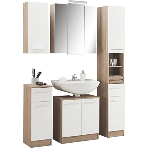 Pelipal 380 ROM Armario para Lavabo, Réplica de Roble Terra de Sanremo