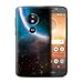 Price comparison product image Stuff4 Phone Case/Cover for Motorola Moto E5 Play/Blue Eclipse Design/Space/Cosmos Collection