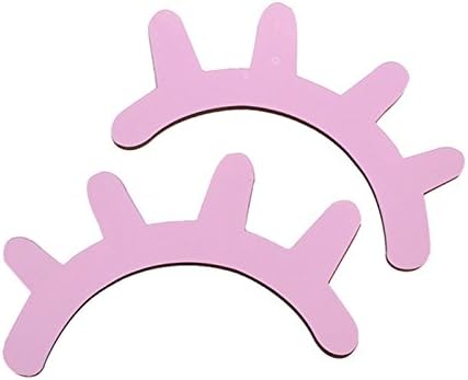 JMHWALL 1 Pair Wooden Eyelash Wall Stickers Cartoon 3D Closed Eye Wall Decals Ornament Baby Kids Room Decorative Furnishing Home Decor,Pink