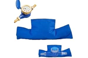 itrimaka Wasserzähler Isolierabdeckung, Rückflussverhinderer Isolierabdeckung, 56Cm wasserdichte Wasserzähler Abdeckung Für Den Außenbereich, Winter-Frostschutz Für Ventile, Messgerät, Regler