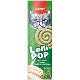 Wanpy Kediler İ&ccedil;in Dondurularak Kurutulmuş Lolipop - Kedi Otu - 1.4 g*10'lu