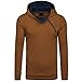 Produktbild Geili Kapuzenpullover Herren Sweatjacke Kapuzenjacke Hoodie mit Kapuze Seitenreißverschluss Sweatshirt Männer Herbst Winter Oversized Pullover Kapuzenpulli Langarmshirt