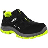Swolx Microfiber Tekstil-S1 Unisex İş G&uuml;venliği Ayakkabısı TRIGON-X-110 Siyah