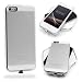 Produktbild Urcover® Kompatibel mit Apple iPhone SE / 5 / 5s Qi Fast Charging Backcase| Kunststoff in Silber | Ladeempfänger Slim Wireless Charging Ladegerät dünn kabellos Laden