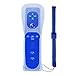 Produktbild Pekyok Wii Controller, XW17 Nintendo Wii Ferbedienung mit Silikonhülle und Handschlaufe für Wii und Wii U Dunkleblau