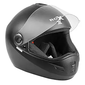 Steelbird SB-39 Rox Black with Plain Visor,600mm