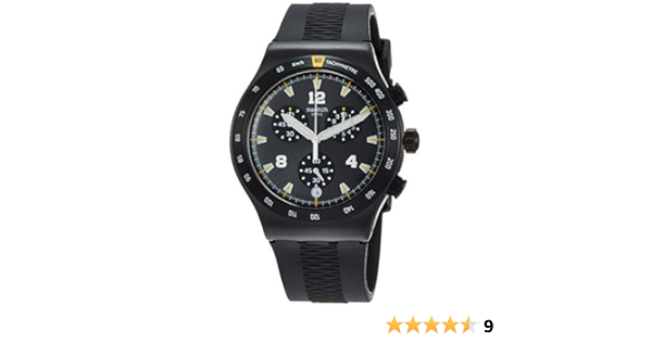 Swatch YVB405 Men's Chronograph Quartz Watch with Rubber Strap : Amazon.de:  Watches
