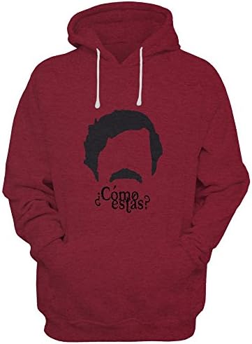 ShirtTown ¿Cómo Estás - Inspired by Pablo Escobar Hoodie Great Gift Heavy Hoodie (Red, Medium)