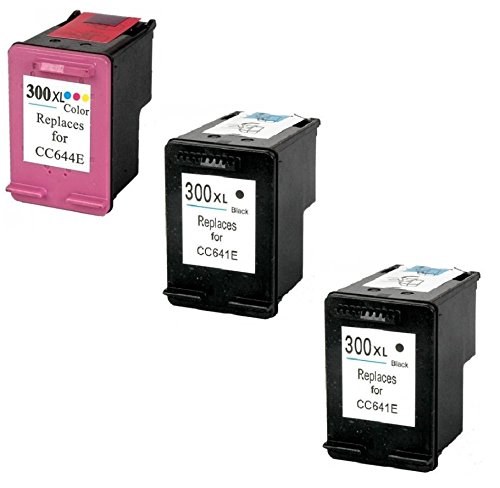 Preisvergleich Produktbild Prestige Cartridge 3 x HP 300XL Tintenpatronen, schwarz / dreifarbig
