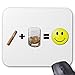 Produktbild BAOQIN Mauspad,Cigar + Bourbon = Happiness Mouse Pad 18 * 22 cm
