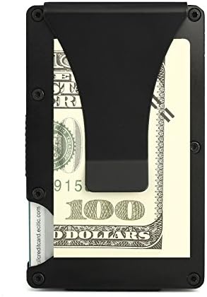 Aluminum Slim Wallet Credit Card Case Card HolderMoney Clip Pocket Wallet (A)