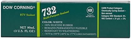 Dow Corning 3140717 732 White Multi-Purpose Sealant, -60 to 180 Degree C, 90 mL by Dow Corning