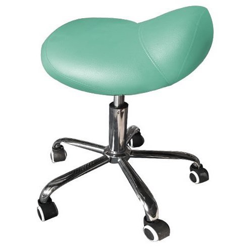 Preisvergleich Produktbild Harima – Obasi Grün Leichtgewichtiger Sattelstuhl Sattelhocker Massage Hocker, Arbeitshocker - Praxishocker - Drehhocker - Drehstuhl - Barhocker - Rollhocker