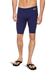 Arena - Mallas cortas para hombre azul oscuro y plateado Talla:40 pulgadas