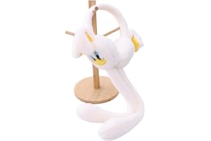 HILTO Kids Ear Muffs Plush Cute Little Duck Earmuffs Duck Voice Boys And Girls Funny Plush Ear Moving Novelty Paws Pressing Winter Ear Warmer