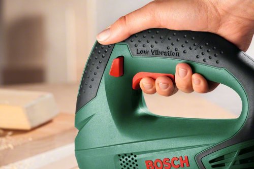 Bosch DIY Stichsäge PST 650, 1 Sägeblatt T 144 D für Holz, Koffer (500 W, Schnitttiefe in Holz 65 mm, Schnitttiefe in Stahl 4 mm) - 9