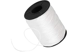 ZKSM Tresse 1mm 150 Yards/Roll polypropylène Cette Corde a Une résistance de 66lb pour la réparation de Rideaux en Aluminium et Les projets de Bricolage