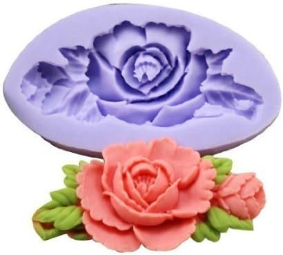 COFCO 3D silicone mold for bakery lace bow rose lollipop mold DIY baking decoration silicone cake tool