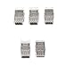 Baoblae 5 Pieces LED RGB Strip Light to Extension Wire Cable Connector Clasp, 4 Pin LED Strip Connector RS.505.00