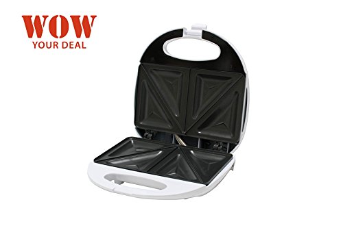 Sandwichmaker WOW YOUR DEAL Sandwichtoaster 750 Watt weiss
