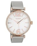 Oozoo Damenuhr mit Metallband 40 MM Rose/Weiss Perlmutt/Silberfarben C9566