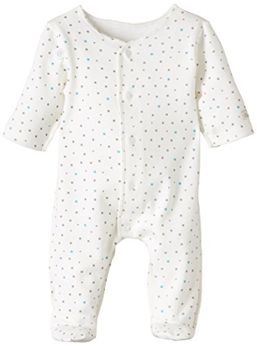 Absorba Boutique Baby Boys Premiers Jours Full Sleepsuit, Off-White (ecru 11), 0-3 Months (Manufacturer size: 3M)
