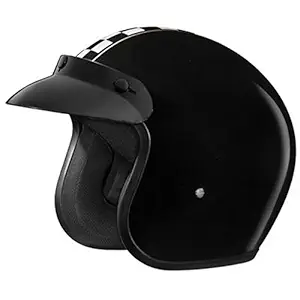 Studds Jetstar D2 Cafe Racer Black (XL)