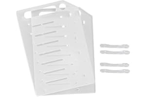 HOMSFOU 1 Set 8-Layer Acrylic 3.5 Inch Hard Drive Rack & Mounting Bracket