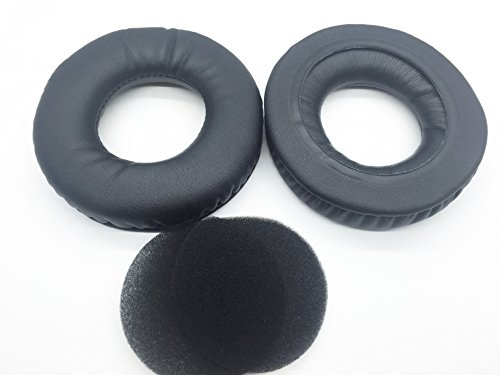 Replacement round Cushion earpads cup cover pillow For Audio technica ATH-AD1000X ATH-AD2000X ATH-AD900X ATH-AD700X AIR DYNAMIC Headset (Leather)