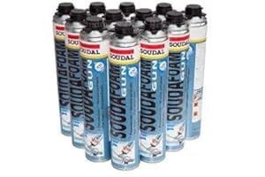 EXPANDING FOAM FILLER GUN GRADE (BOX OF 12) 750ML SOUDAL