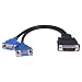 Produktbild DMS-59 Pin Stecker auf 2 VGA 15 Pin Female Splitter Adapter Kabel