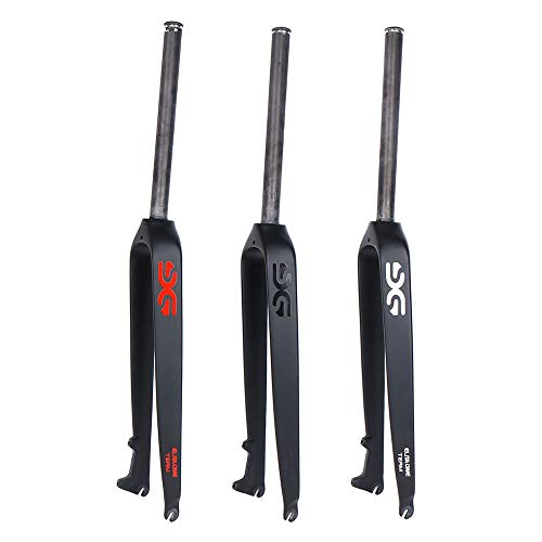 QIKU Fourche Avant VTT pour Fourche en Fibre de Carbone 1-1/8''& 1-1/2'' légère 26ER / 29ER