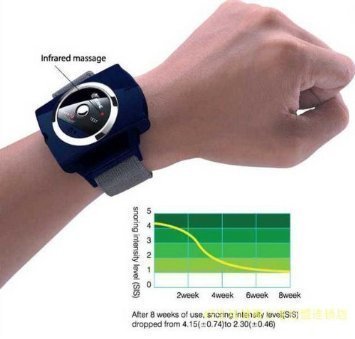 DUSIEC Infrared Snore Stopper Anti Snoring Device Bio-Sensor Infrared Detect Wristband Watch by DUSIEC